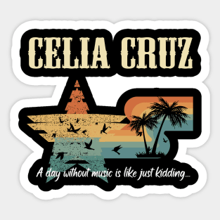 CELIA CRUZ SONG Sticker